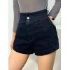 EMMIOL Buttoned Stretch Slim Denim Shorts