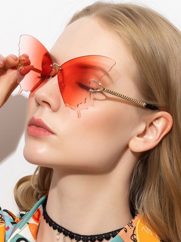 EMMIOL Getönte Linse Schmetterlingsbrille