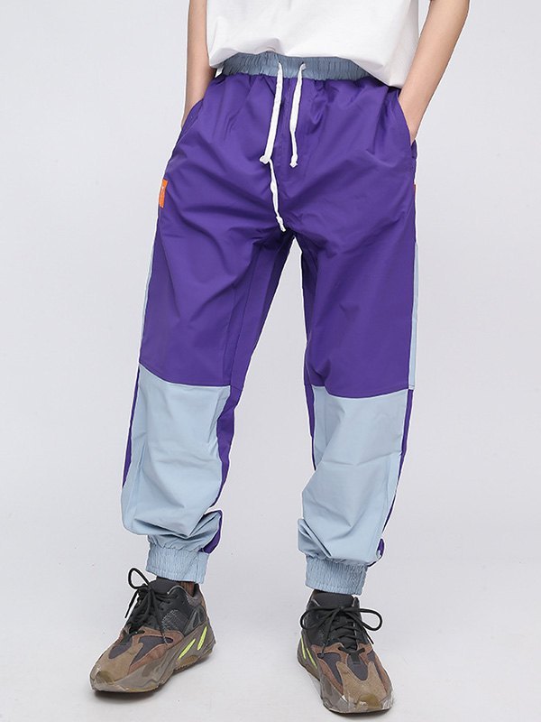 2022 Pantaloni affusolati patchwork da uomo Viola XL In Pantaloni Online  Store. Best For Sale | Emmiol.com