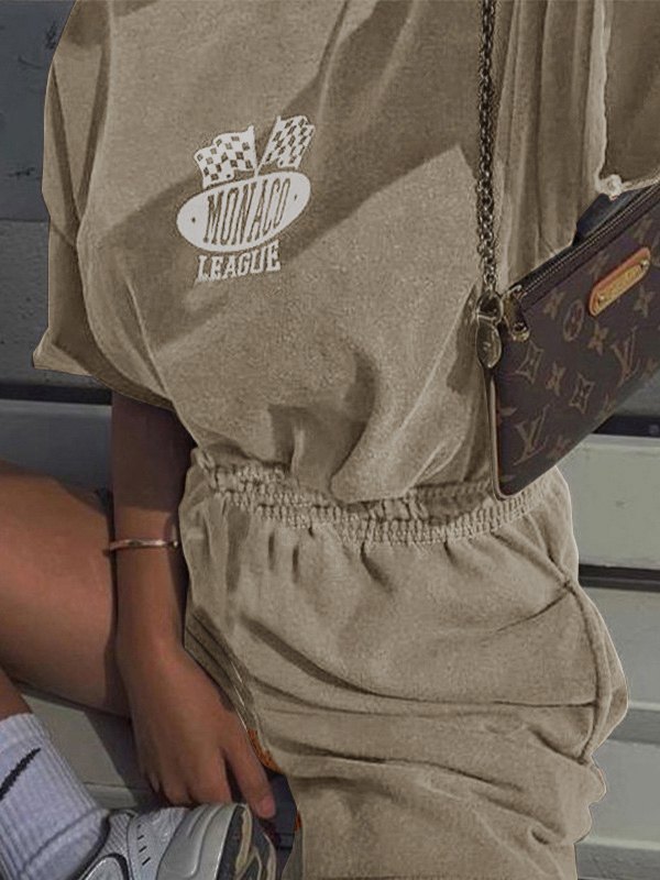 EMMIOL Conjunto de chándal estampado Monaco League