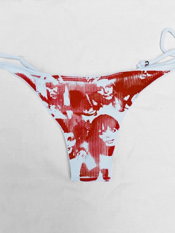EMMIOL Screen Print Halter Bikini Set