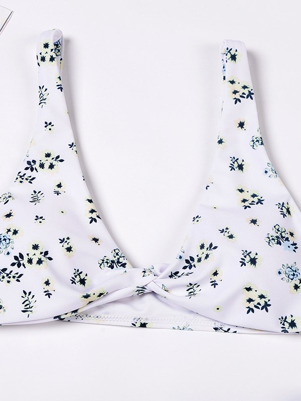 EMMIOL Blumen-Bikini-Badeanzug