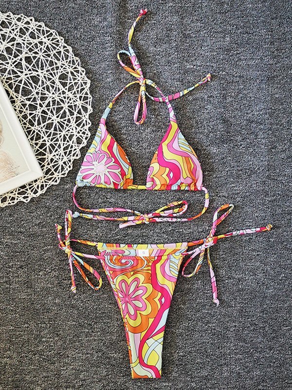 EMMIOL Traje de baño bikini floral