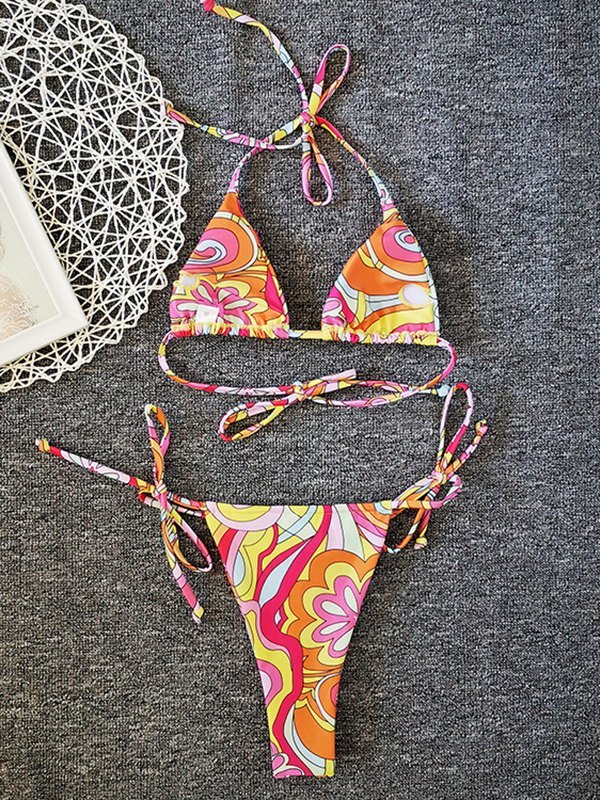 EMMIOL Traje de baño bikini floral