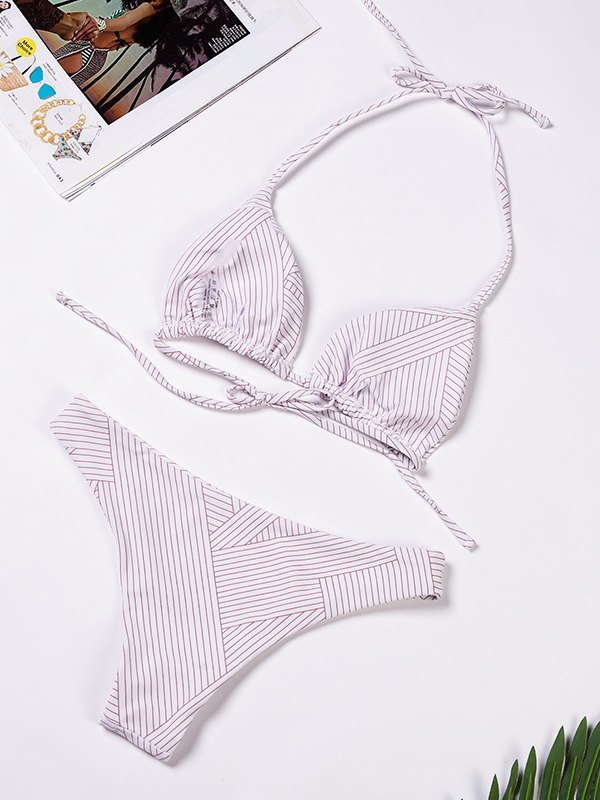 EMMIOL Karierter Bikini-Badeanzug