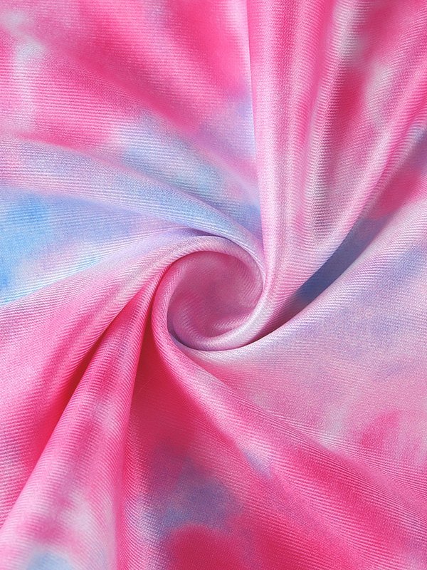 EMMIOL Tie-Dye Crop Bandeau Top
