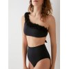 EMMIOL Bikini con hombros descubiertos y pétalos