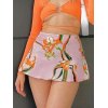 EMMIOL Minifalda con estampado de flores
