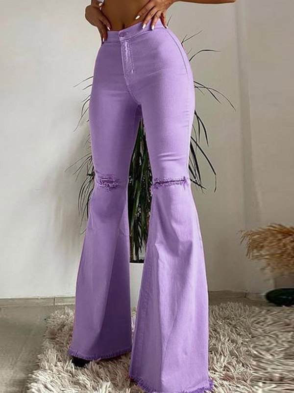 EMMIOL Jeans svasati elasticizzati invecchiati