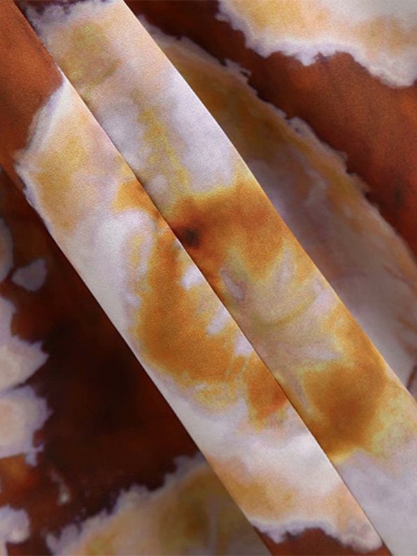 EMMIOL Open Back Printed Slip Maxi Dress