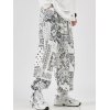 EMMIOL Men's Paisley Print Drawstring Pants