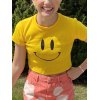 EMMIOL Smiley Face Graphic Crop Top