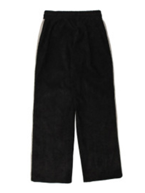 EMMIOL Pantalones de pana con bordado de corazón para hombre