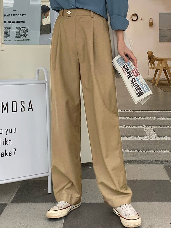 EMMIOL Grund Fu?end Hose mit hohem Bund