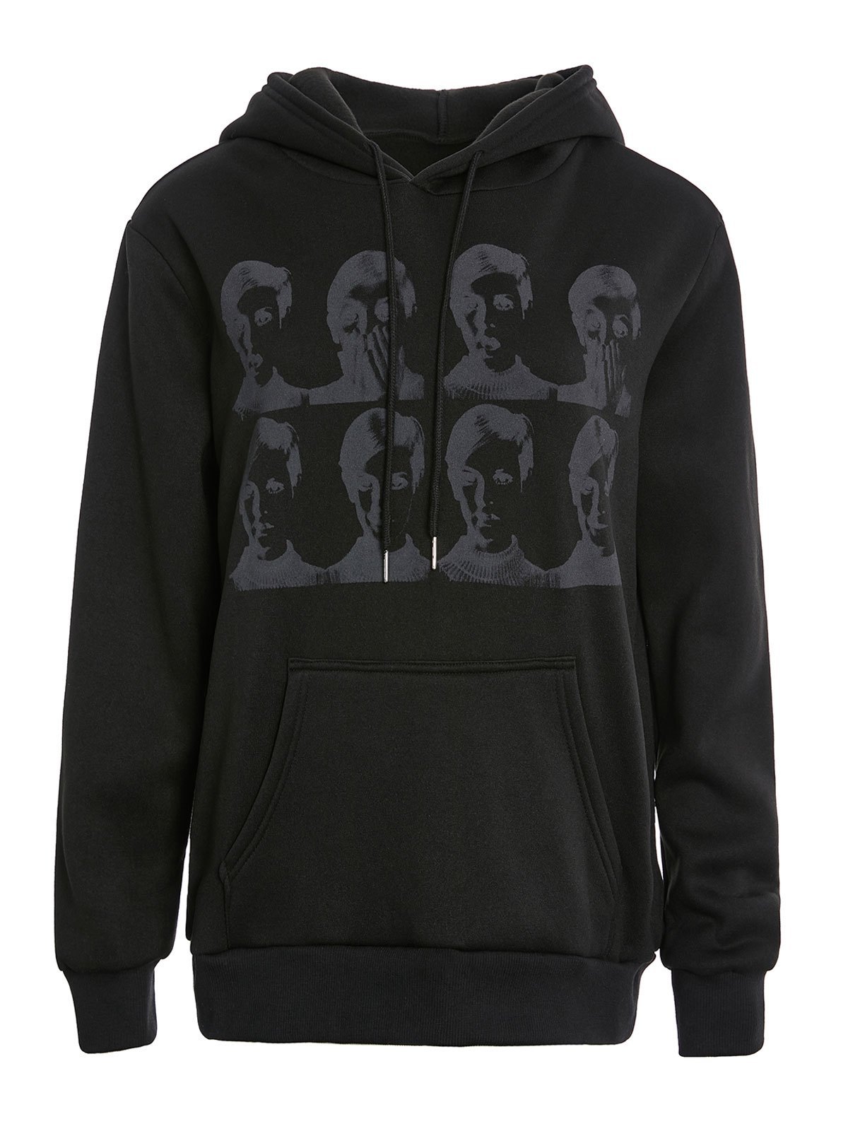 EMMIOL Hoodie mit Vintage-Avatar-Print