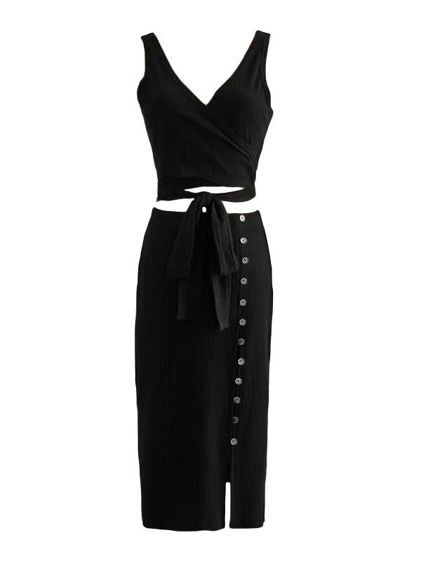 EMMIOL Ribbed Wrap Tank Set