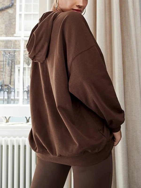 EMMIOL Long Sleeve Oversized Hoodie