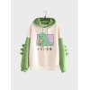 EMMIOL Dinosaurier-Hoodie mit Horndetail