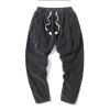 EMMIOL Men's Corduroy Tapered Pants