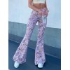 EMMIOL Paisley Print Flare Leg Pants