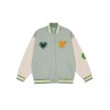 EMMIOL Badge Patch Oversized Varsity Jacket