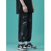 EMMIOL Pantalones joggers cortos estampados para hombre