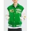 EMMIOL Men's Oversized Embroidery Varsity Jacket