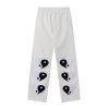 EMMIOL Pantalón con estampado Yin Yang