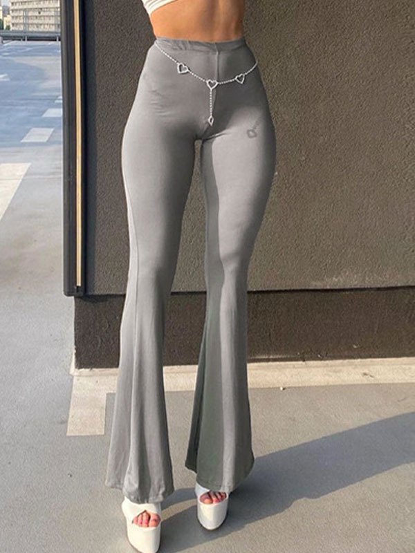 EMMIOL High Waist Casual Flare Leg Pants