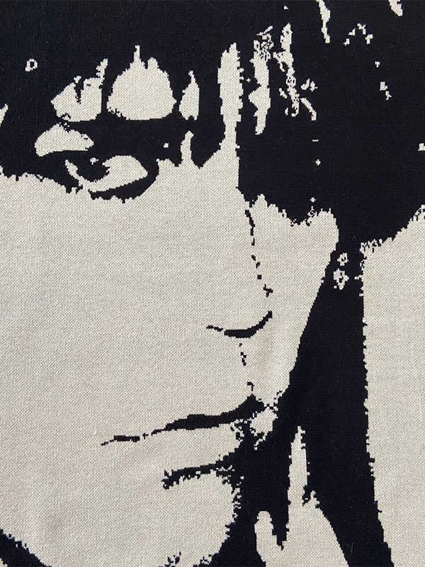 EMMIOL Anime Jacquard Knit Sweater