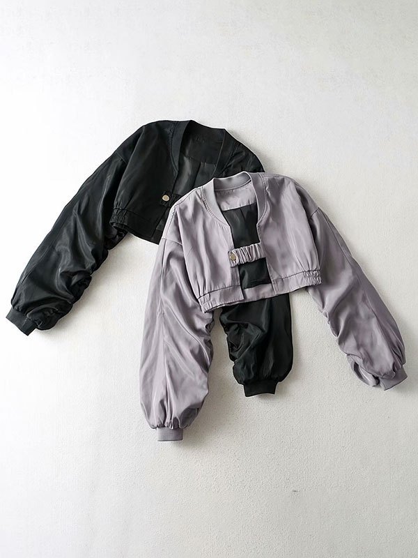 EMMIOL Open Front Crop Jacket