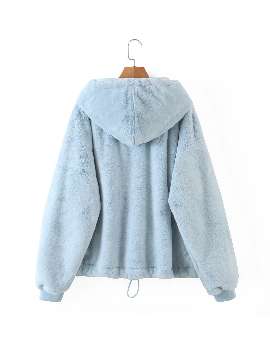 EMMIOL Letter Graphic Plush Hoodie