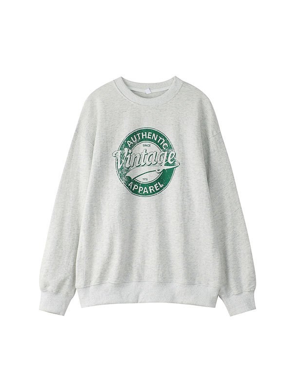 2022 Felpa girocollo autentica vintage Grigio ONE SIZE In Felpe e Maglioni  Online Store. Best For Sale | Emmiol.com