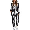 EMMIOL Skull Halloween Hooded Jumpsuit