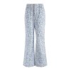 EMMIOL EMMIOL Flower Allover Flare Leg Pants