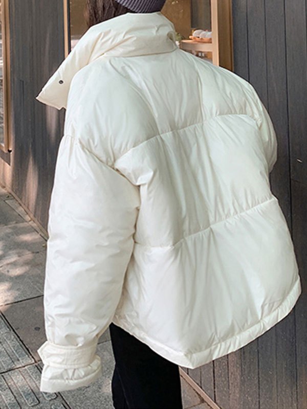 EMMIOL Oversized Zipper Puffer Jacket