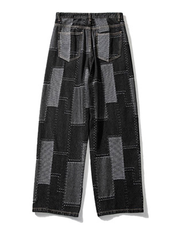 EMMIOL Herren-Jeans mit Patch-Design