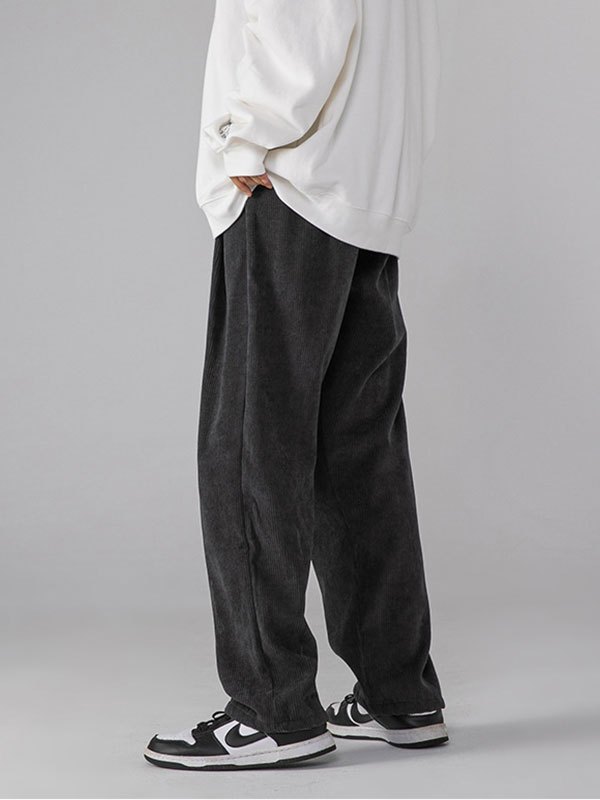 EMMIOL Men's Corduroy Baggy Pants