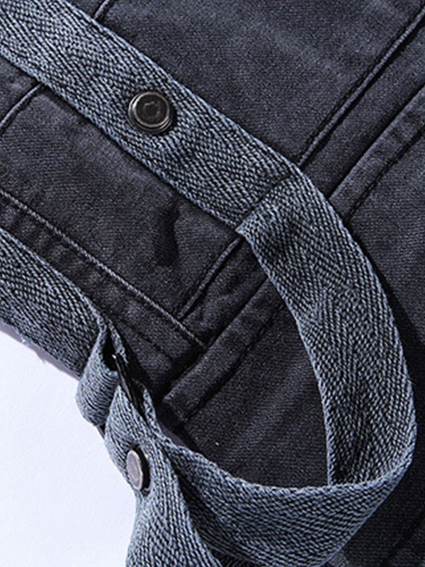 EMMIOL Herren Cargohose aus gewaschener Baumwolle