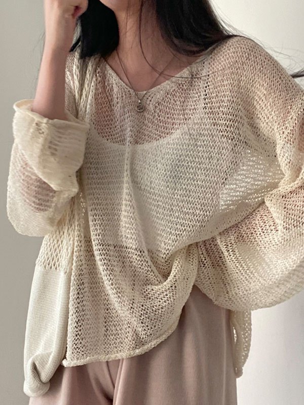 long knit top