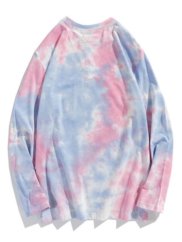 Emmiol Free shipping 2023 Men's Pastel Tie Dye Tee Pink M in Long