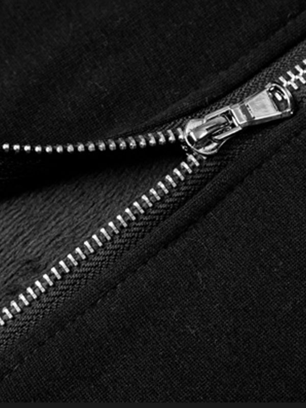 Emmiol Free shipping 2024 Men's Basic Zipper Hoodie Black L in Hoodies ...