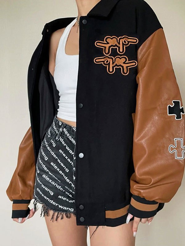 embroidered varsity jacket