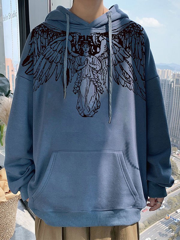 EMMIOL Angel Wing Graphic Hoodie