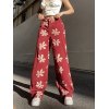 EMMIOL Floral High Waist Boyfriend Jeans