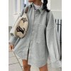 EMMIOL Oversize Pocket Woolen Shirt Jacket