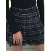 EMMIOL Vintage Checkered Pleated Mini Skirt