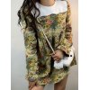 EMMIOL Babydoll Long Sleeve Floral Mini Dress