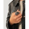 EMMIOL Anello da uomo con teschio che ride