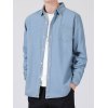 EMMIOL Camisa vaquera clásica para hombre